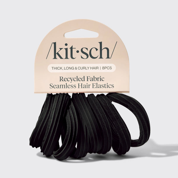 Kitsch Recycled Seamless Hair Ties 8 Pack
