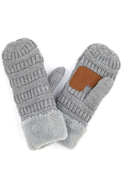 Cable Knit Mittens