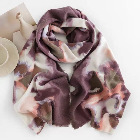 Pastel Flower Scarf