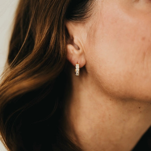 WATERPROOF Demi Huggie Earrings