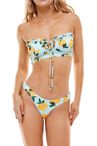 Amalfi Citrus Bikini Top - FINAL SALE