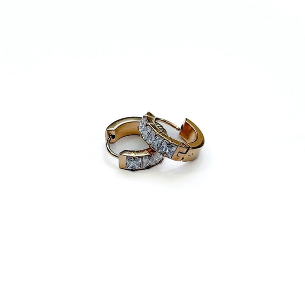 WATERPROOF Demi Huggie Earrings