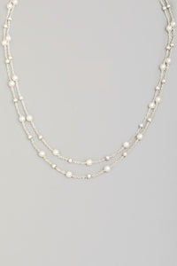 Pearl Dot Layered Necklace