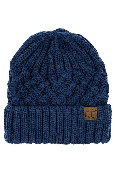 Lattice Knit Beanie