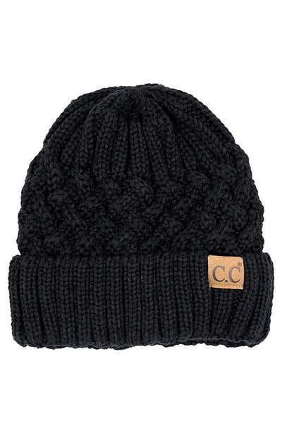 Lattice Knit Beanie