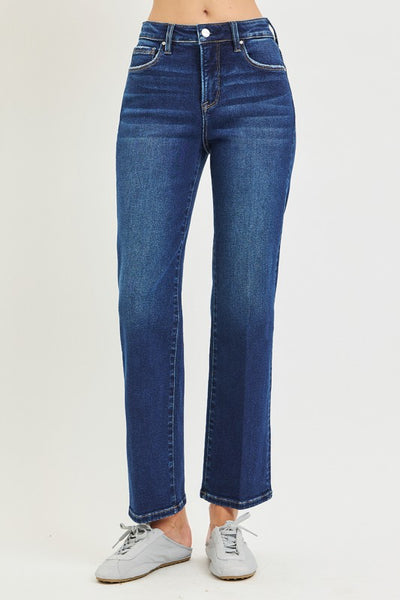 Tummy Control Ankle Straight Jeans
