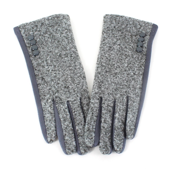 Boucle Button Gloves