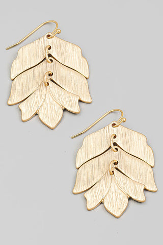 Leaf Drop Earrings