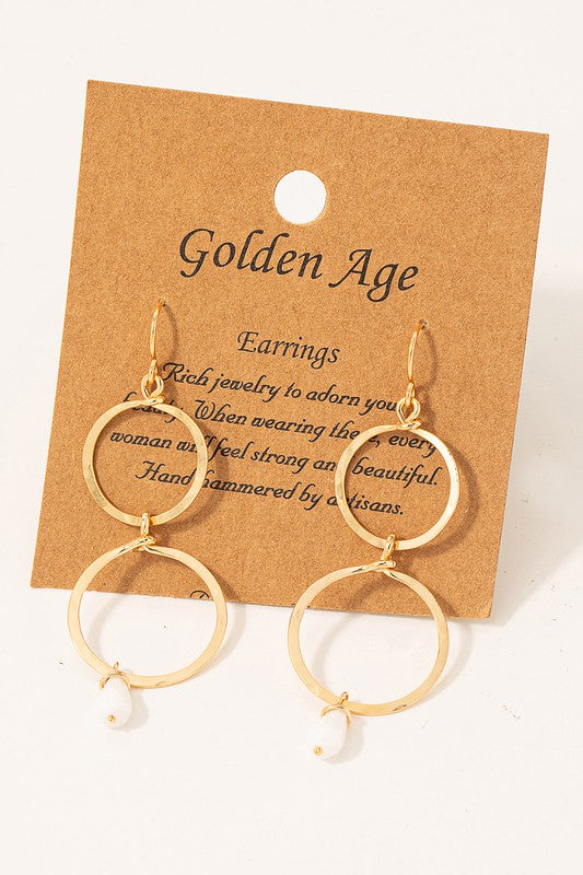 Tiered Circle Earrings