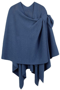 Draped Knit Poncho - More Colors