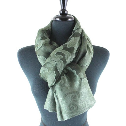 Paisley Border Sheer Shawl