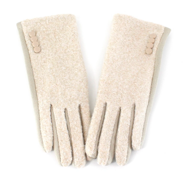 Boucle Button Gloves