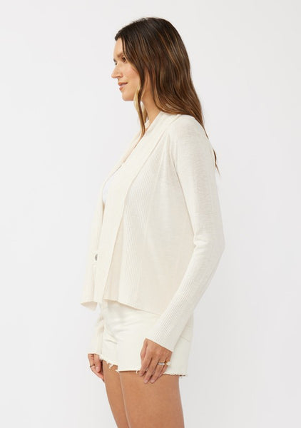 Classic Draped Open Cardigan