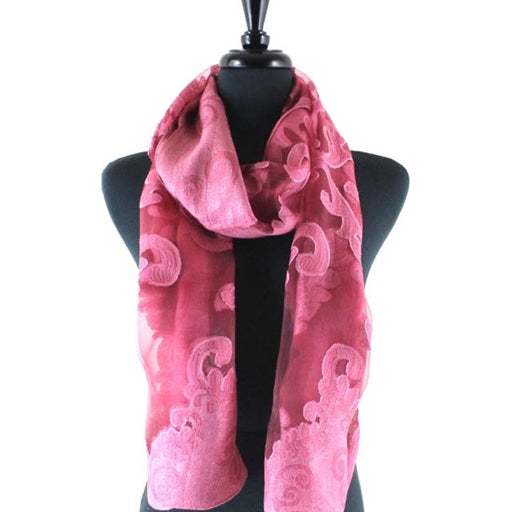 Paisley Border Sheer Shawl