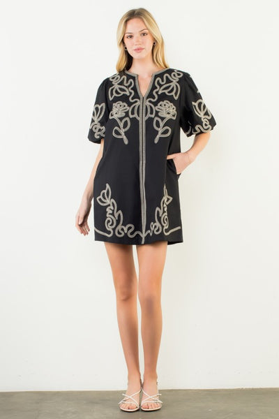 Embroidered Rosalia Dress