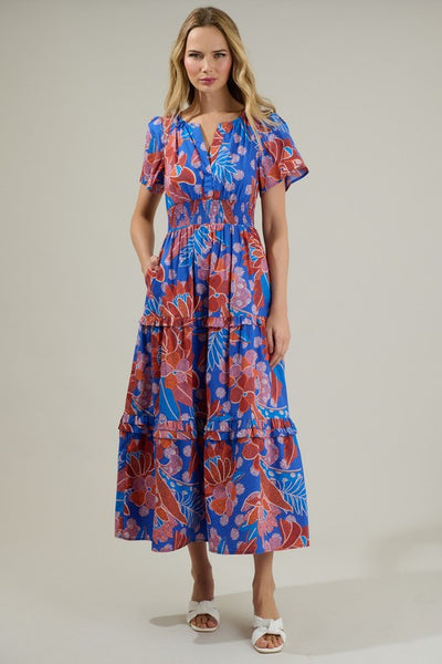 Amazonia Floral Tiered Dress