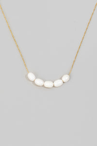 Five Pearl Necklace