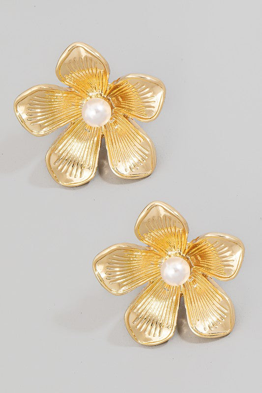 Flower Statement Earrings