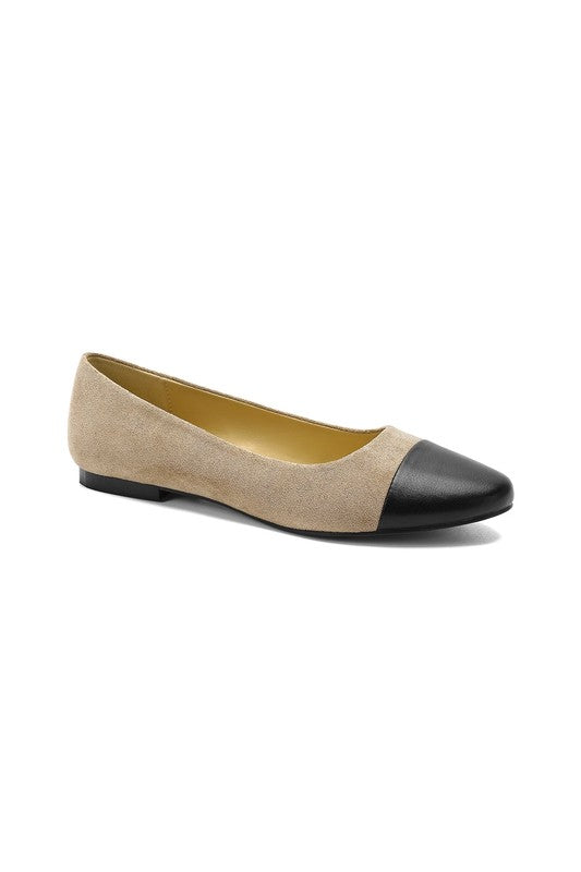 Annalee Cap Toe Flats - 2 Colors