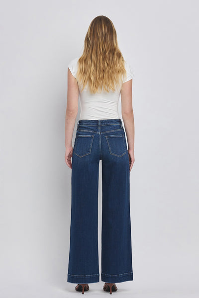 Patch Pocket Trouser Wide Leg Jeans