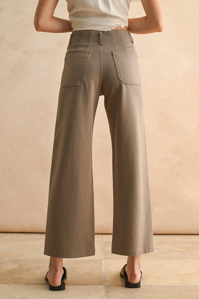 Patch Pocket Ponte Pants