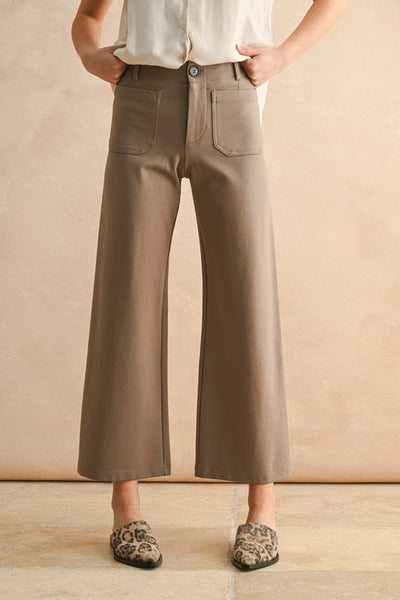Patch Pocket Ponte Pants