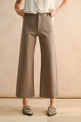 Patch Pocket Ponte Pants
