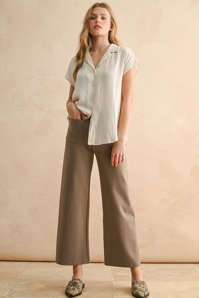 Patch Pocket Ponte Pants
