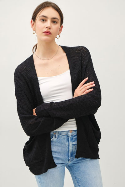 Textured Pocket Cardigan