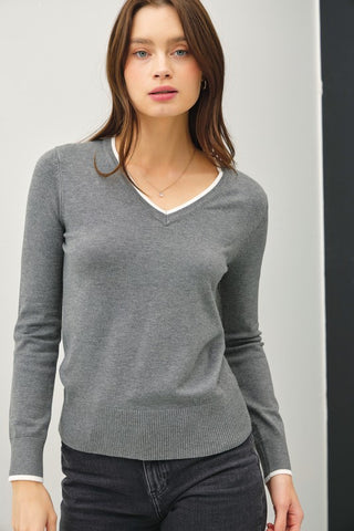 Colorblock Varsity Sweater