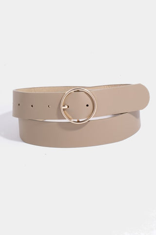 Circle Buckle Belt