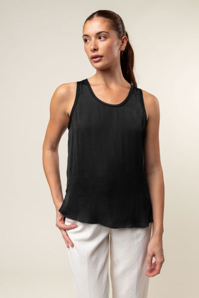 Banded Scoop Neck Tank - More Colors