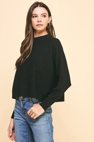 Ribbed Relaxed Sweater - 2 Colors