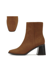 Evelyn Square Toe Boots