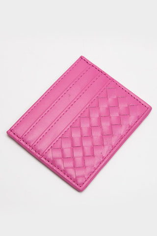 Braided Card Holder Wallet