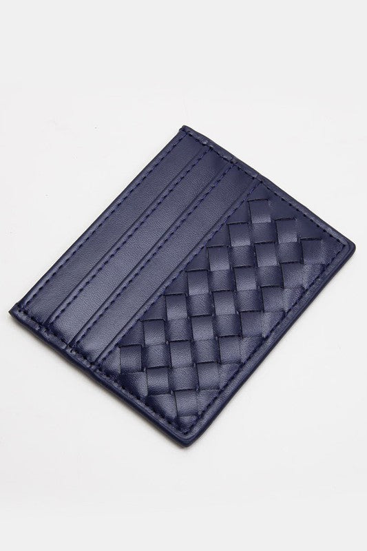 Braided Card Holder Wallet