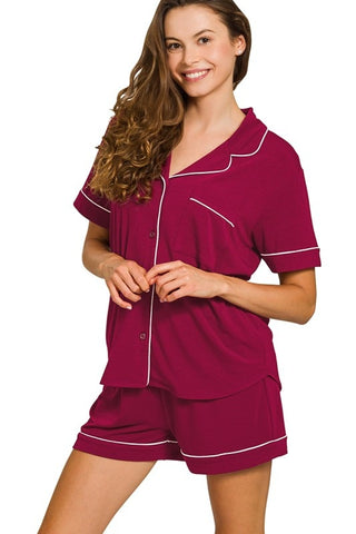 Soft Jersey Pajamas Shorts Set