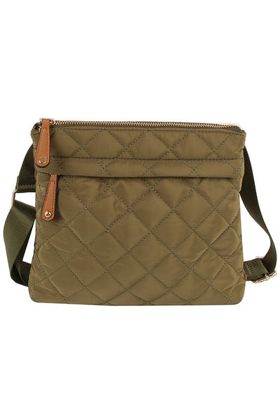 Nylon Quilted Crossbody Bag