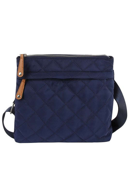 Nylon Quilted Crossbody Bag