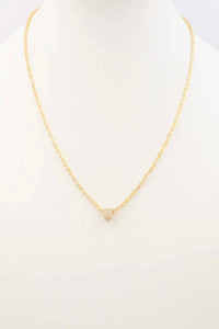 Pave Cube Necklace