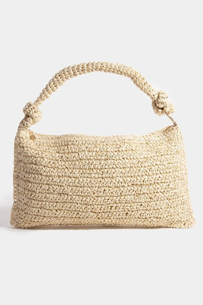 Straw Rectangle Shoulder Bag