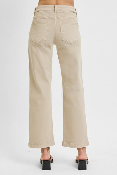 Tummy Control Ankle Straight Jeans