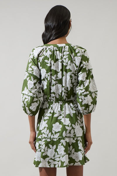 Hazel Floral Mini Shift Dress