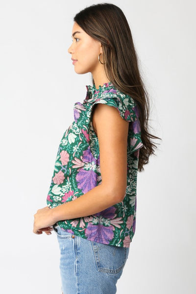 Kaleidoscope Floral Top