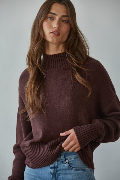 Uptown Mockneck Sweater - 2 Colors