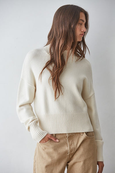 Uptown Mockneck Sweater - 2 Colors