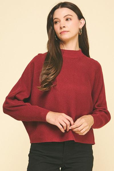 Ribbed Relaxed Sweater - 2 Colors