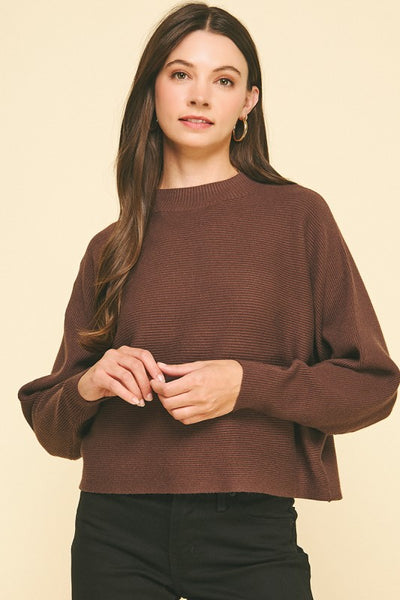 Ribbed Relaxed Sweater - 2 Colors