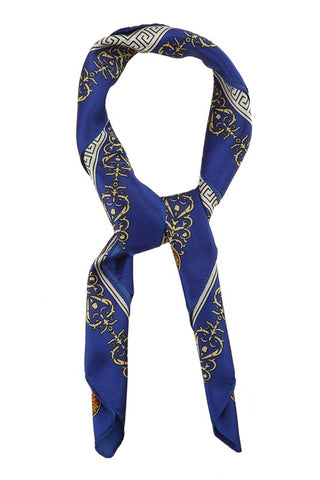 Ornamental Border Print Scarf