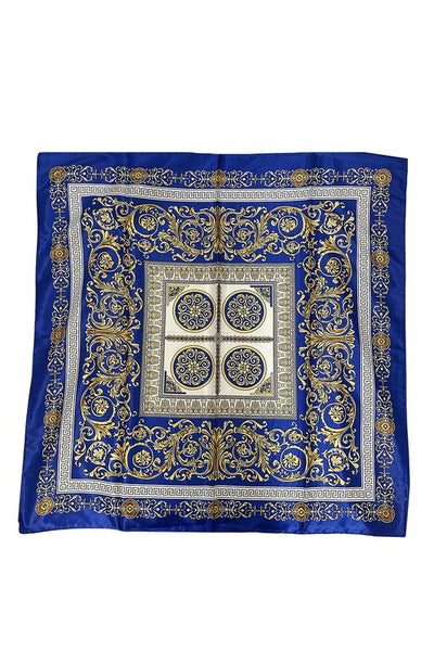 Ornamental Border Print Scarf